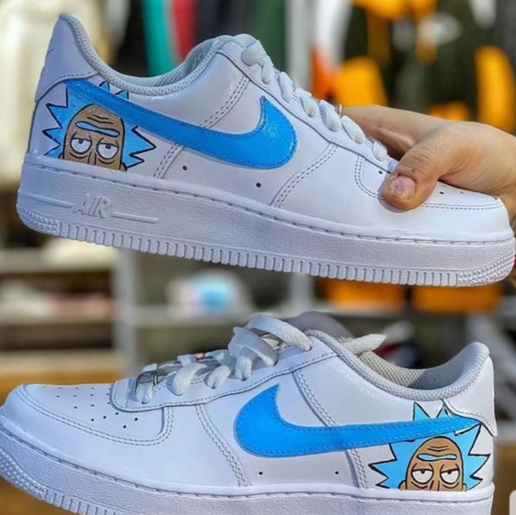 rick and morty air force 1